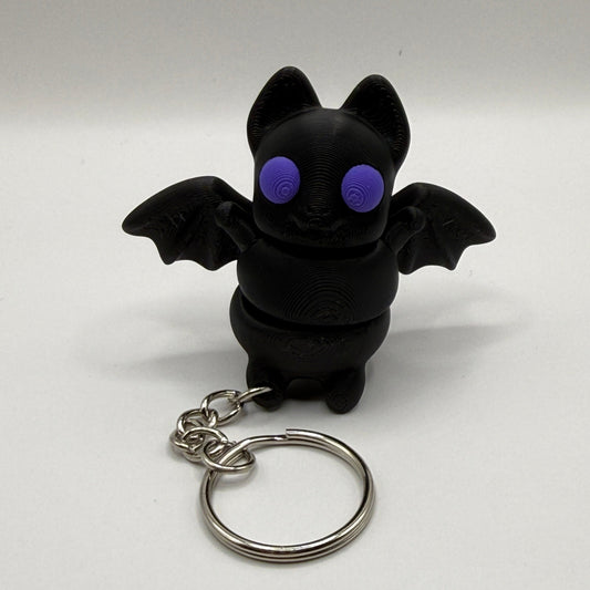 Flexi Bat Keychain β Cute Poseable Bat Buddy