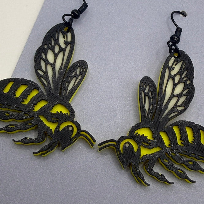 π Buzzing Bee Statement Earrings