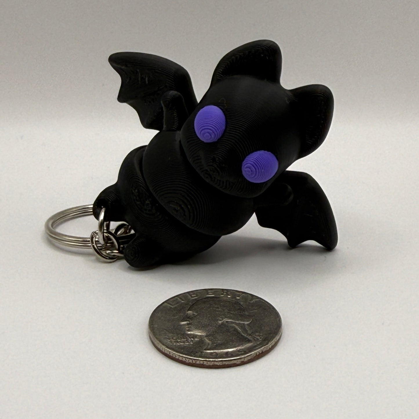Flexi Bat Keychain – Cute Poseable Bat Buddy