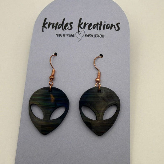 👽 Little Alien Face Earrings