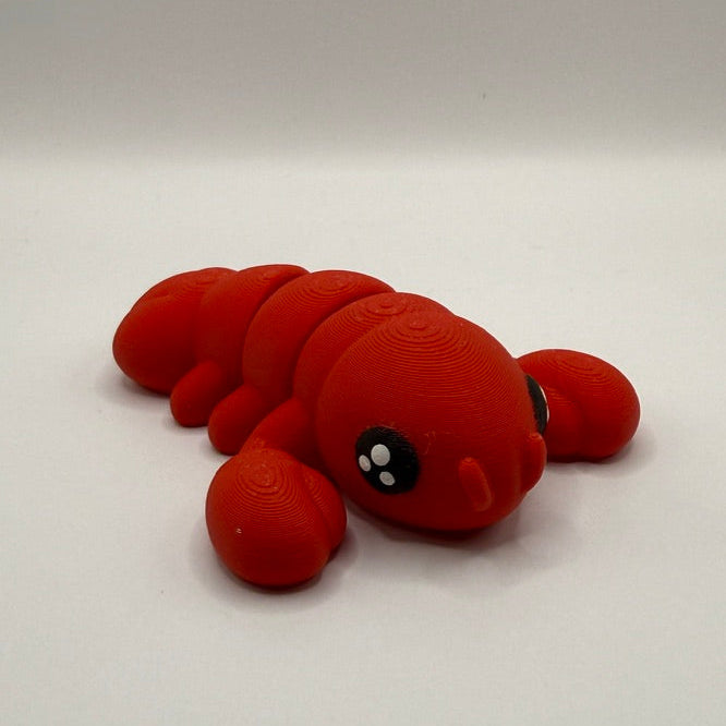 🦞 Chunky Lobster Fidget — Mini, Regular & Large Sizes