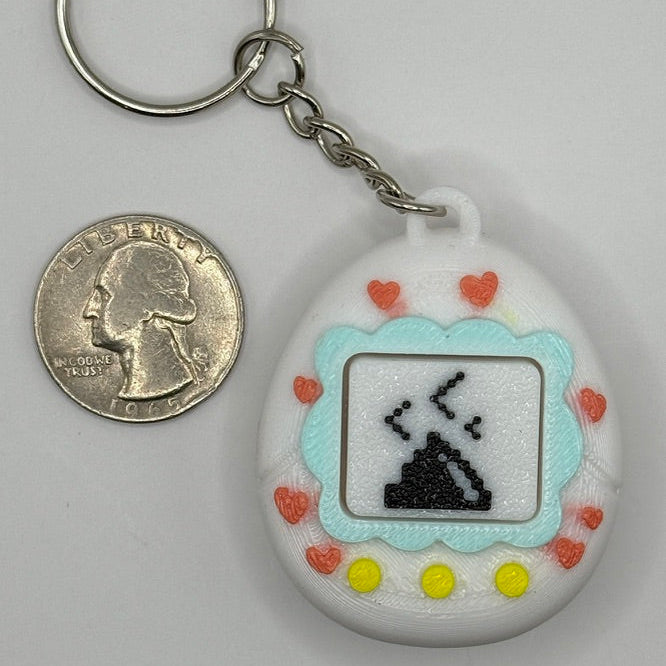Clicky Tamagotchi-Style Keychain – Retro Pixel Pet Fidget