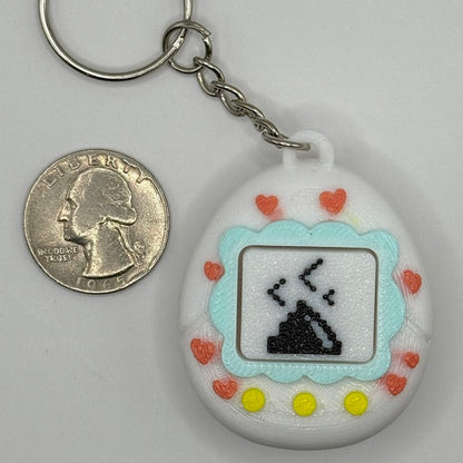 Clicky Tamagotchi-Style Keychain – Retro Pixel Pet Fidget