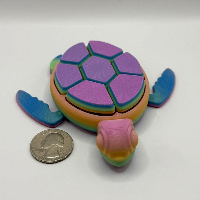 3D Printed Clicker Turtle Fidget