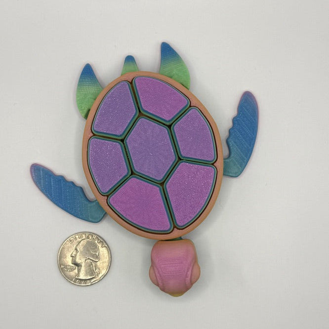 3D Printed Clicker Turtle Fidget