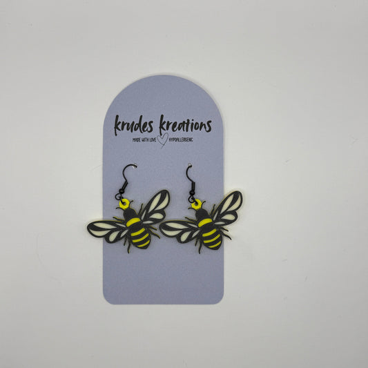 Bold Honeybee Statement Earrings