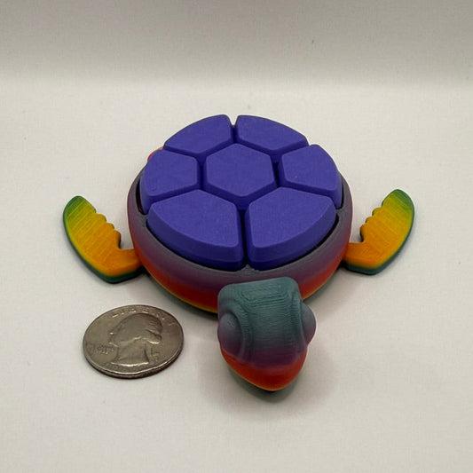 3D Printed Clicker Turtle Fidget