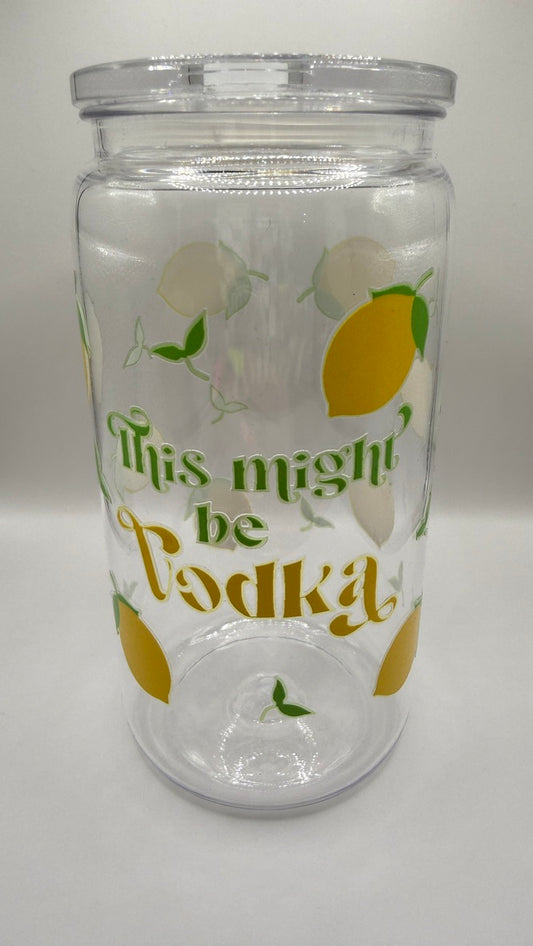 Oopsie: This Might be Vodka Libbey Tumbler