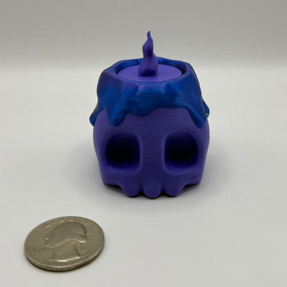 🕯️ Skull Candle Clicker – 3D Printed Fidget