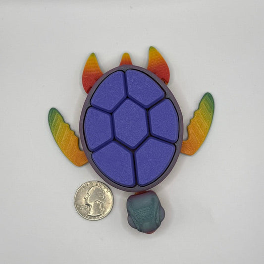 3D Printed Clicker Turtle Fidget