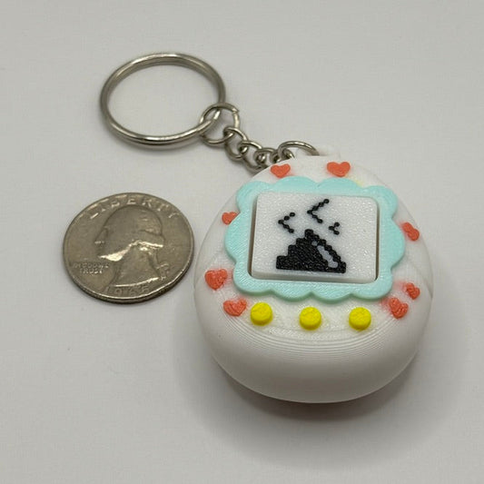 Clicky Tamagotchi-Style Keychain – Retro Pixel Pet Fidget