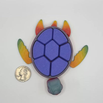 3D Printed Clicker Turtle Fidget
