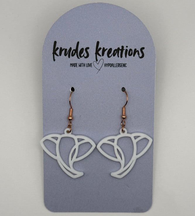 Geometric Elephant Earrings