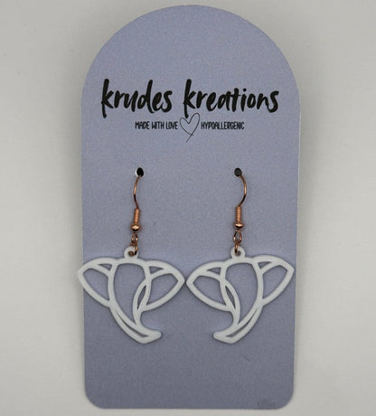 Geometric Elephant Earrings