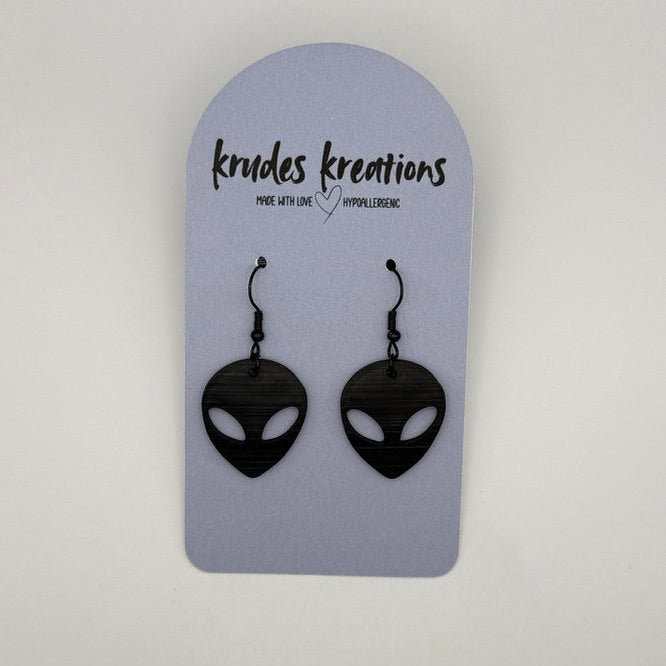 👽 Little Alien Face Earrings