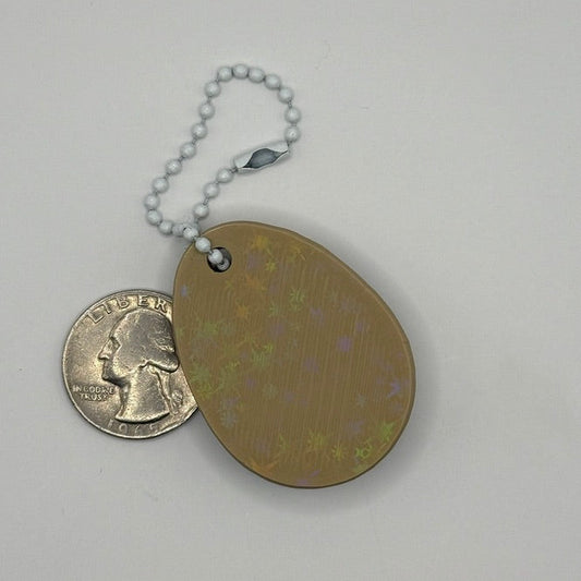 🍪 Cookie-Style Decorated Egg Keychain – 3D Printed Charm