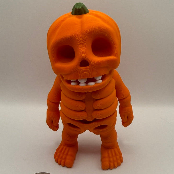 🎃 Pumpkin Skeleton Flexi – Available in Mini, Regular & Large