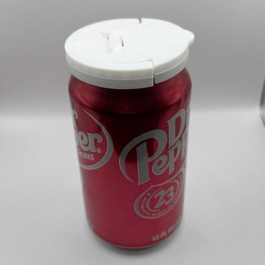 Snap-On Soda Can Topper — Reusable Flip Lid Cover