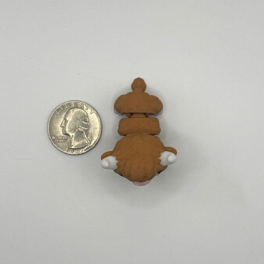 Mini Flexi Highland Cow — Tiny, Wiggly, and Fluffily Fierce