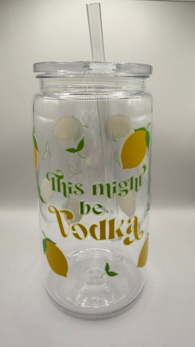 Oopsie: This Might be Vodka Libbey Tumbler
