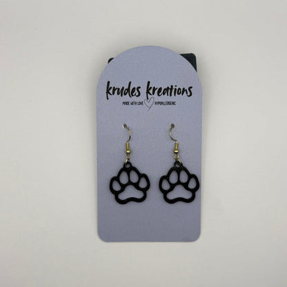 Pawprint Dangle Earrings