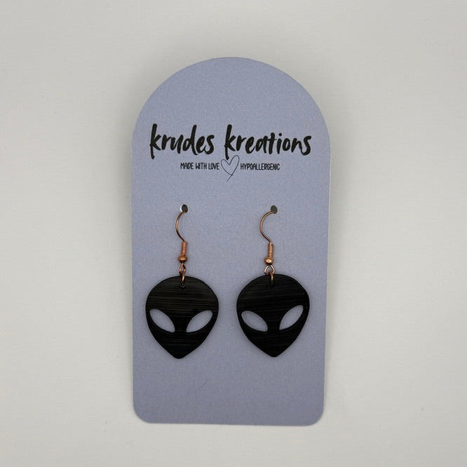 👽 Little Alien Face Earrings