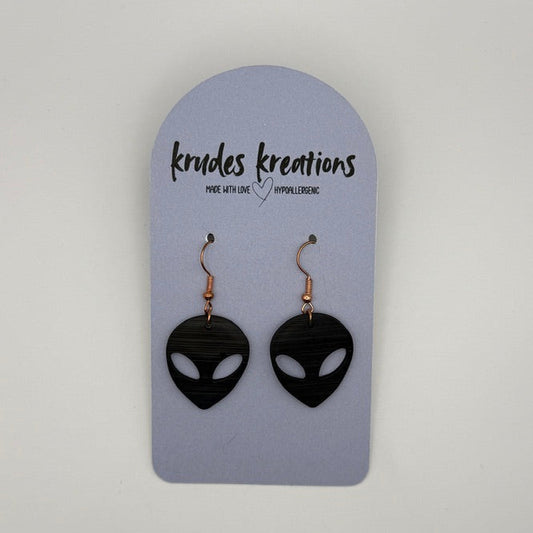 👽 Little Alien Face Earrings