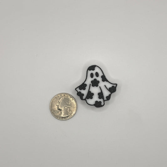 Floral Ghost Straw Topper – Cute 3D Printed Boho Spooky Drink Accessory