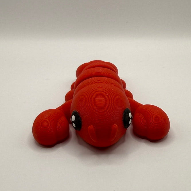 🦞 Chunky Lobster Fidget — Mini, Regular & Large Sizes