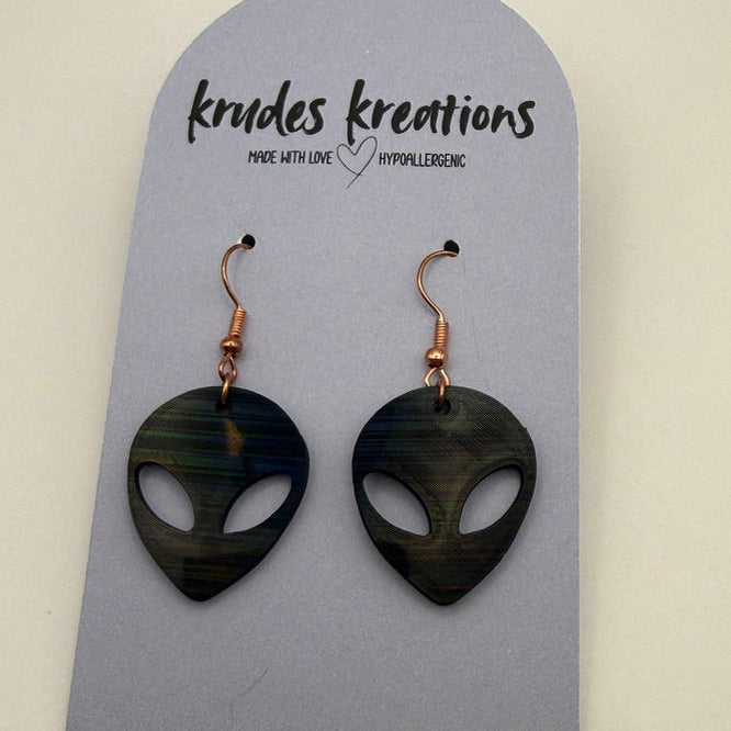 👽 Little Alien Face Earrings