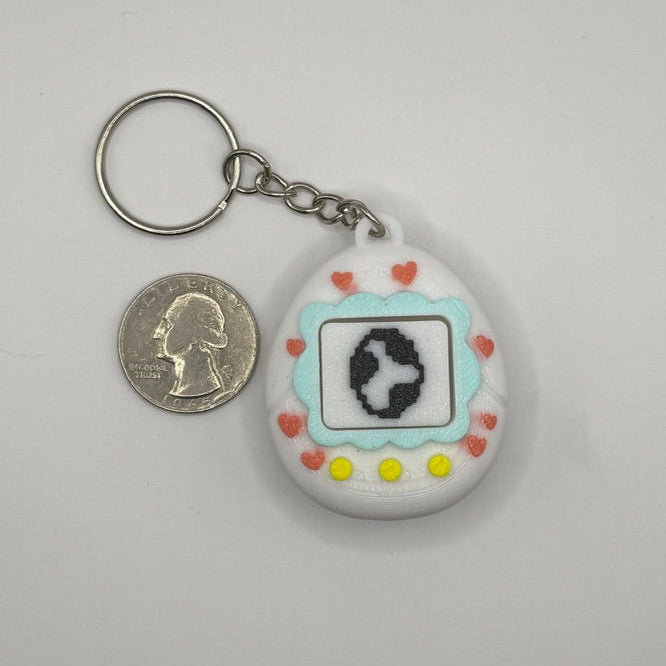 Clicky Tamagotchi-Style Keychain – Retro Pixel Pet Fidget