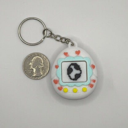 Clicky Tamagotchi-Style Keychain – Retro Pixel Pet Fidget