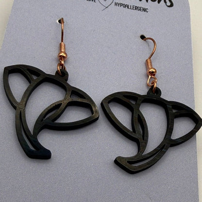 Geometric Elephant Earrings