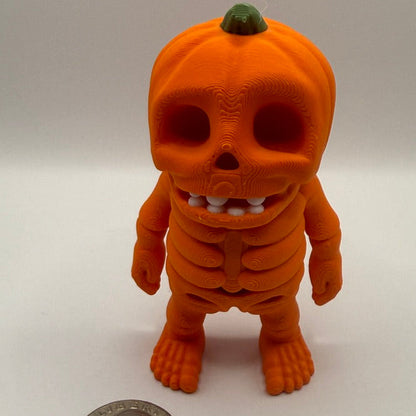 🎃 Pumpkin Skeleton Flexi – Available in Mini, Regular & Large
