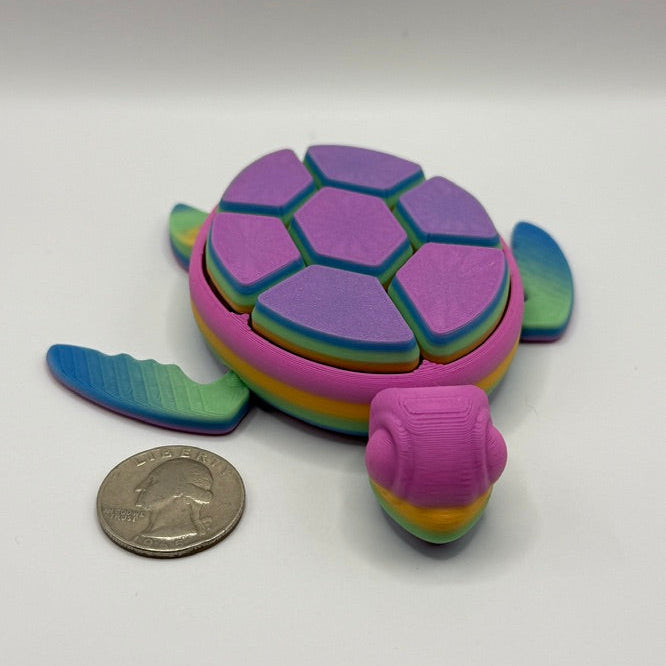 3D Printed Clicker Turtle Fidget