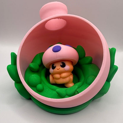 🍄🌿 Mushroom Buddy Terrarium Playset