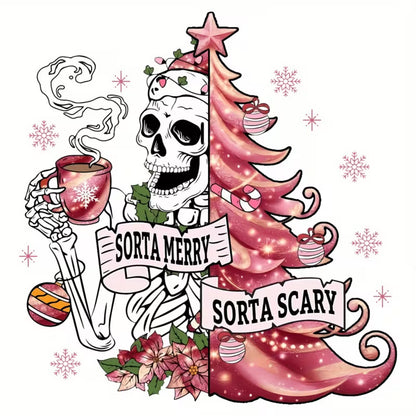 Sorta Merry - Sorta Scary Crewneck Sweatshirt