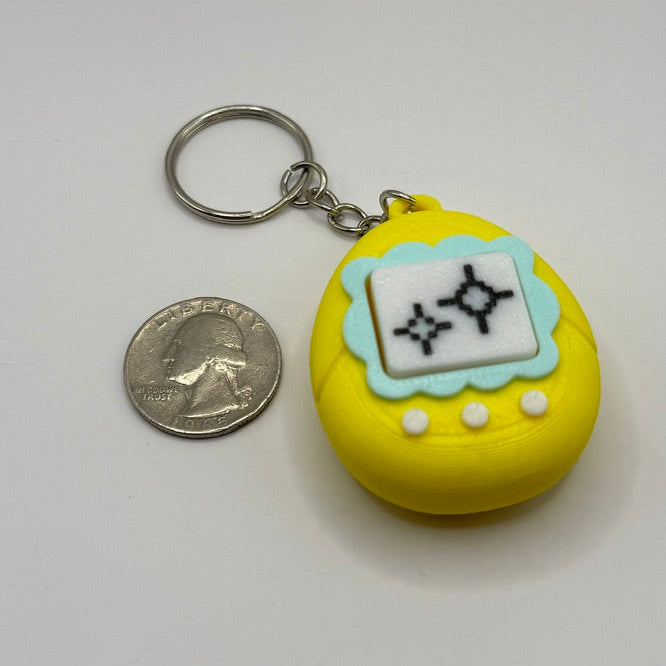 Clicky Tamagotchi-Style Keychain – Retro Pixel Pet Fidget