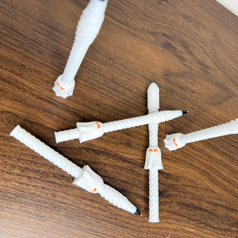 🖊️ Spooky Fidget Pens – Pumpkin or Ghost Edition